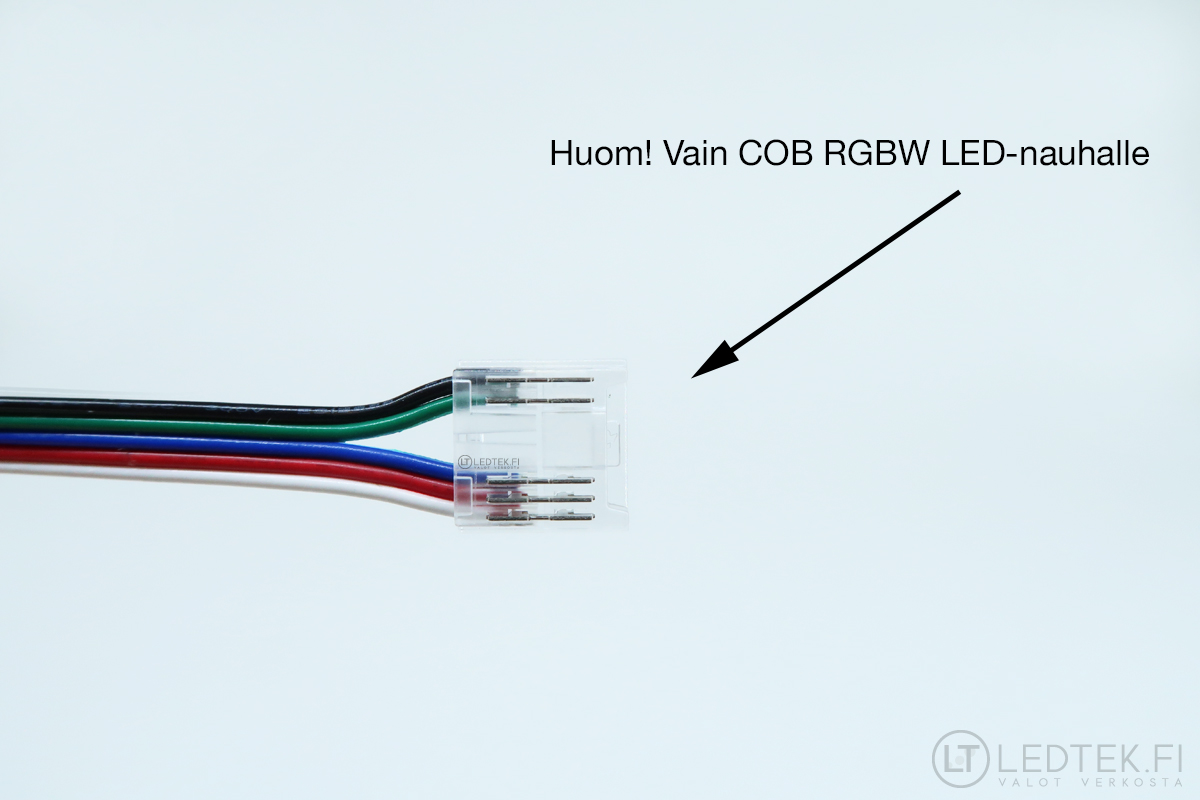 COB RGBW LED-nauhan liitin