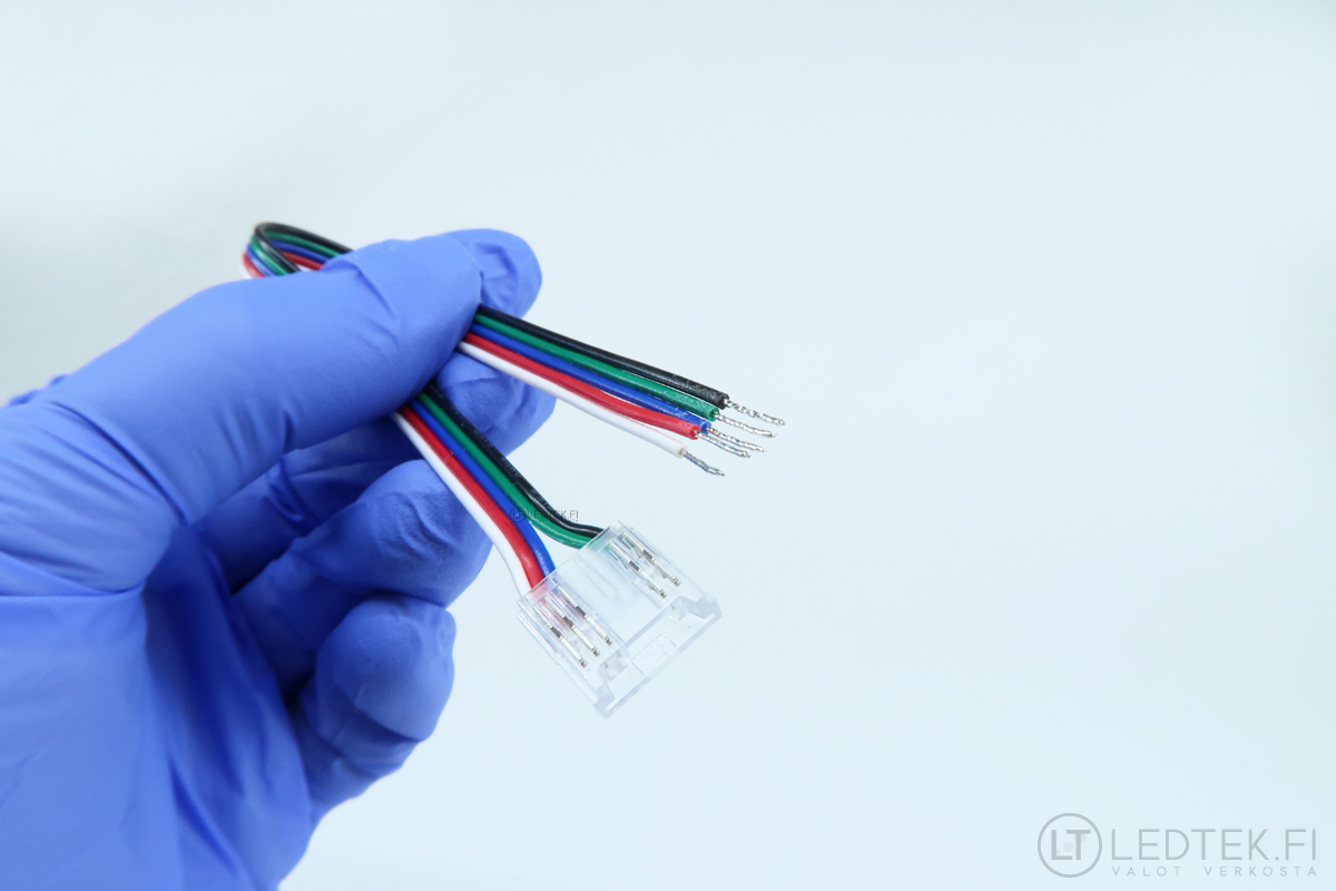 COB RGBW LED-nauhan liitin