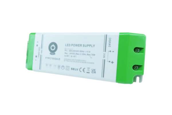 Triac Dimmable POS LED Driver 75W 24V